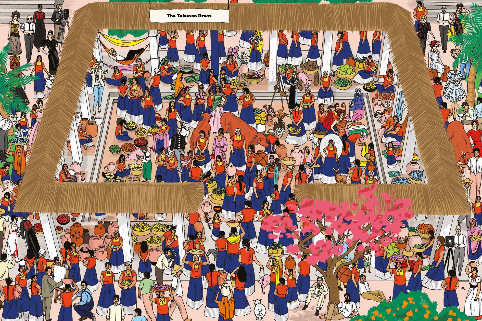 1594071539545 find frida 4 the tehuana dress - where's frida? This illustrated book will put your eyes to the test